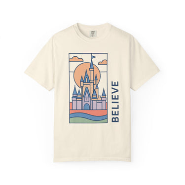 Believe Stained Glass Castle Tee